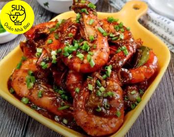 Tôm Nướng Tiêu Đen