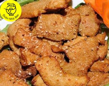 Vú Heo Nướng Chao Môn
